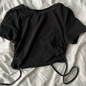 Open Back T-shirt with Tie